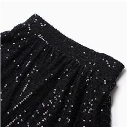 Юбка из пайеток KAFTAN размер 36 (134-140 см), черный