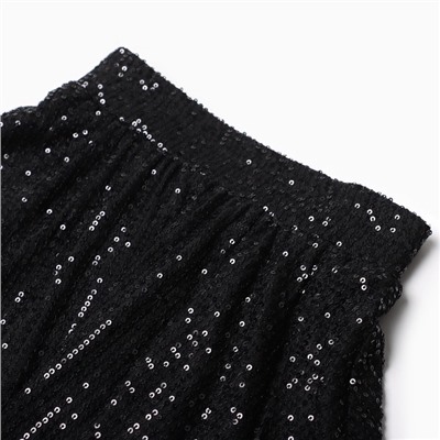 Юбка из пайеток KAFTAN размер 36 (134-140 см), черный