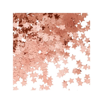 Конфетти «Звезда» розовое золото, металлик, 1.5 см, 50 г