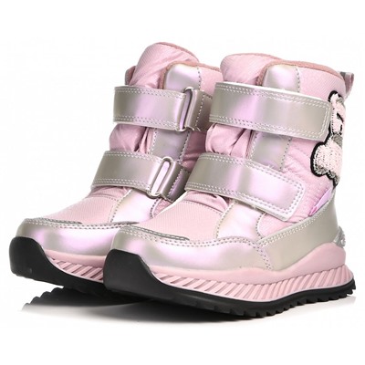 T-10785-B роз Ботинки зима для девочек (27-32)/8