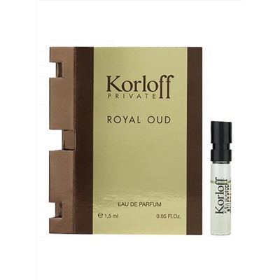 KORLOFF PARIS PRIVATE ROYAL OUD edp 1.5ml пробник