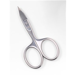 Ножницы маникюрные «Premium», загнутые, широкие, заострённые, 9.5 см, на блистере