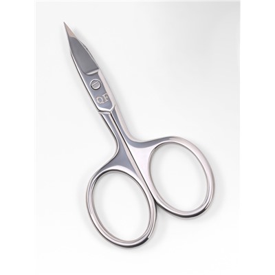 Ножницы маникюрные «Premium», загнутые, широкие, заострённые, 9.5 см, на блистере