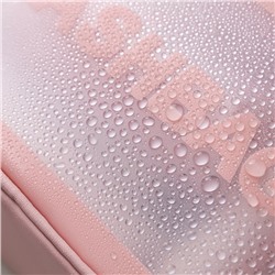 Косметичка Washbag прямоугольная, прозрачная, плоская, 16,5х12 см, ПВХ, на замке-молнии, цвета в ассортименте