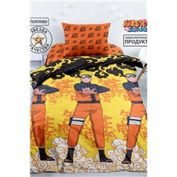 КПБ 1.5 поплин "Наруто" (70х70) рис. 16530-1/16531-1 Naruto