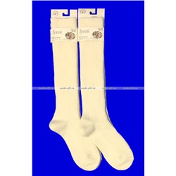 6 ПАР- Зувей термогольфы женские шерсть ЛАМЫ арт. 2266 МОЛОЧНЫЕ