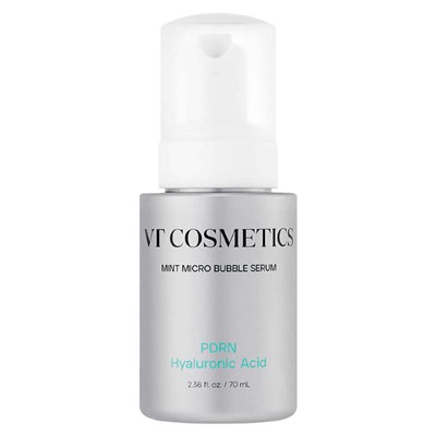 VT Cosmetics Пузырьковая сыворотка с ПДРН PDRN Hyaluronic Mint Micro Bubble Serum