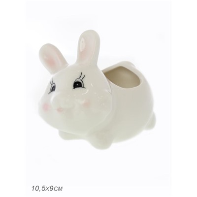 Кашпо Кролик 10,5х9 / XN019 /уп 72/