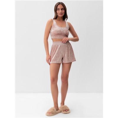 Шорты женские KAFTAN «Бархат», размер 40-42, розовые