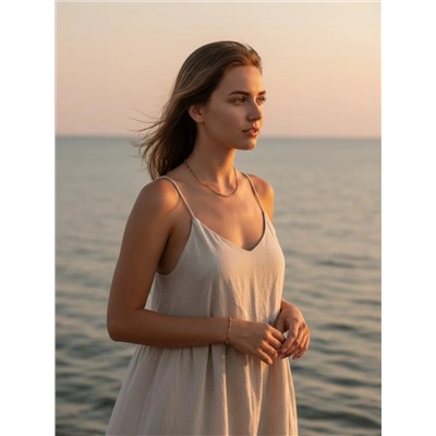 Комплект из натуральных камней и кристаллов