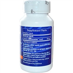 Enzymatic Therapy, L-теанин, 60 растительных капсул
