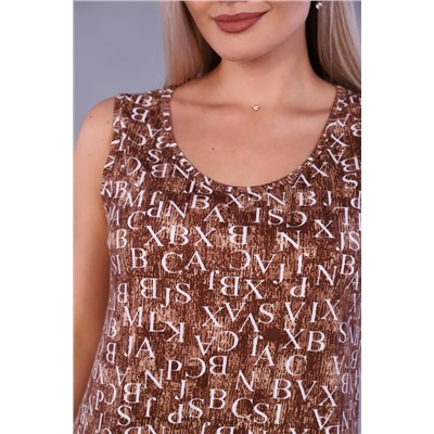 Майка "Сюжет" (Коричневый)