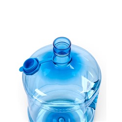 Бутыль для кулера, 18.9 л, ПЭТ, многооборотная, с ручкой, с пробкой