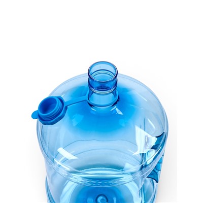 Бутыль для кулера, 18.9 л, ПЭТ, многооборотная, с ручкой, с пробкой