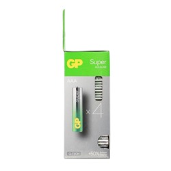 Батарейка алкалиновая GP Super, AAA, LR03-40BOX, 1.5В, набор 40 шт.