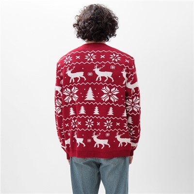 Свитер вязаный новогодний KAFTAN New Year, размер 42