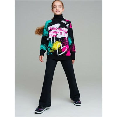 Свитер трикотажный для девочек