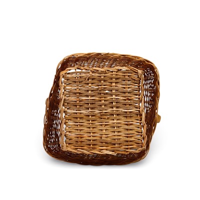Корзина плетёная для хранения, квадратная, набор 3 шт., лоза, кукуруза