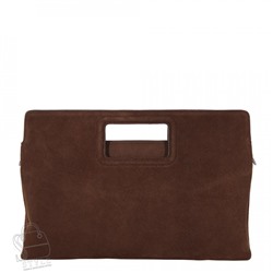 Сумка женская кожаная 8040QAA brown Polina&Eiterou