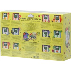 AHMAD TEA. Ассорти Juicy tea карт.пачка, 60 пак.