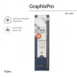 Карандаш черногр. "Графика/GraphixPro"  6В трехгранный 21-0019 Bruno Visconti