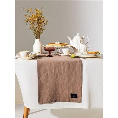 Дорожка Этель Woody 40×135±3 см, лён 100%, плотность 190 г/м²