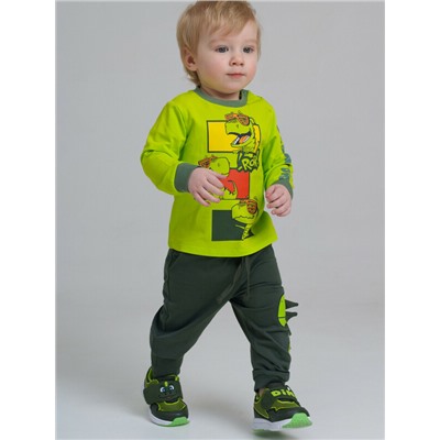 Фуфайка детская трикотажная для мальчиков (футболка с длинными рукавами)