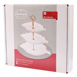 90022-138A Конфетница 3 яруса 4пр керамика LR (х10)