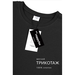 Женская базовая хлопковая футболка Happyfox