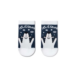 Носки детские CONTE-KIDS Новогодние носки «Let it snow»