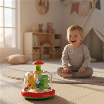 Юла-карусель "Лесная сказка" (в п/пакете)