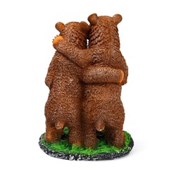 Садовая фигура из полистоуна «Мишки-семейка», 45×25×32 см