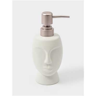 Дозатор для жидкого мыла SAVANNA «Вуду», 240 мл, цвет белый