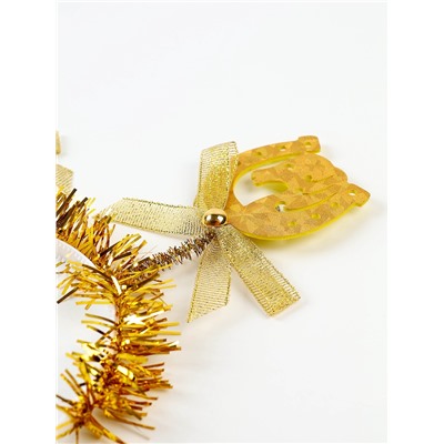 Ободок карнавальный новогодний «Лошадка», золотой