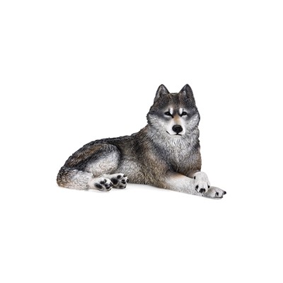 Садовая фигура из полистоуна «Волчица», 43×44×65 см