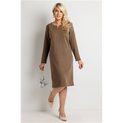 Платье женское  6162Н/05/Бежево-коричневый