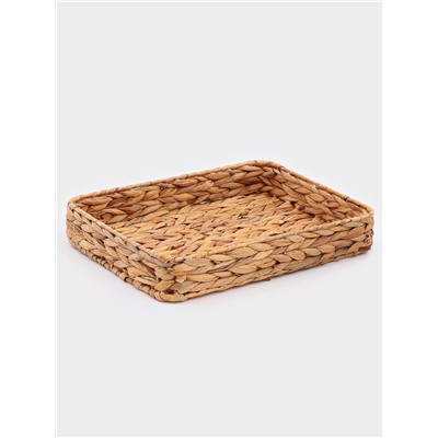 Корзинка для подачи Доляна «Камыш», 36×28×6 см, из соломы