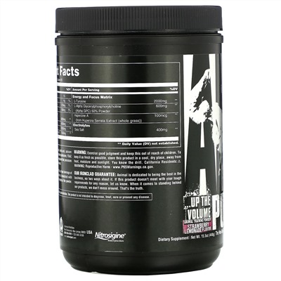 Universal Nutrition, Animal Pump Pro, Non-Stim Pre-Workout, Strawberry Lemonade, 15.5 oz (440 g)