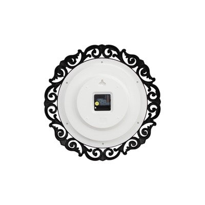 Часы настенные интерьерные «Хостон», бесшумные, плавный ход, d=40.5 см, циферблат d=26 см, чёрный, золотистый