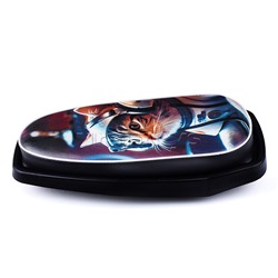 Игрушка Снегокат детский 204 "Вызов" разборный с высокой рамой и со спинкой (Космическое путешествие)