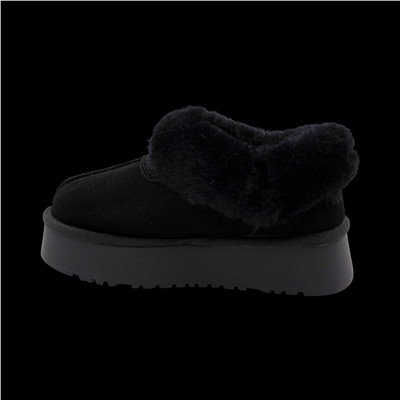 Угги из натуральной кожи 702-1 черные п/п