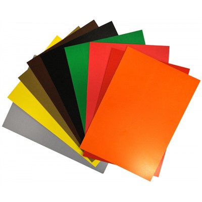 Набор цветного картона мелованного А4 10л 10цв 200 г/м2 на клею КЦМКМС10 Каляка-Маляка