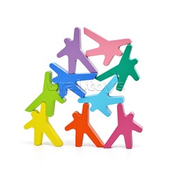 Развивающая игра "Башня гимнасты"