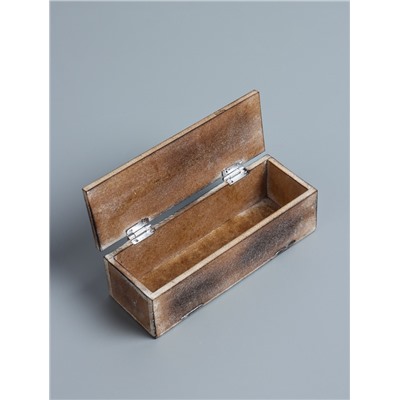 УЦЕНКА Шкатулка «Цветы» 20×7×6 см, МДФ