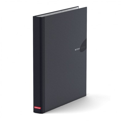 Папка 2 кольца 30мм "Хранитель" 19868 черная ламинированная ErichKrause