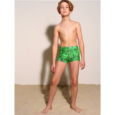 Плавки-шорты трикотажные для мальчиков, короткие