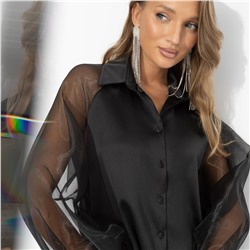 Блуза из атласа и органзы, Теория красоты (элегант)