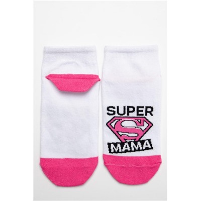Носки женские Мама герой (Белый)