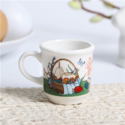 Кружка для святой воды «Пасхальная композиция» на пасху, 5.5×4×3 см