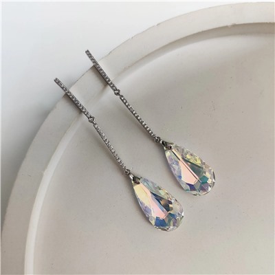 Серьги с кристаллами Swarovski